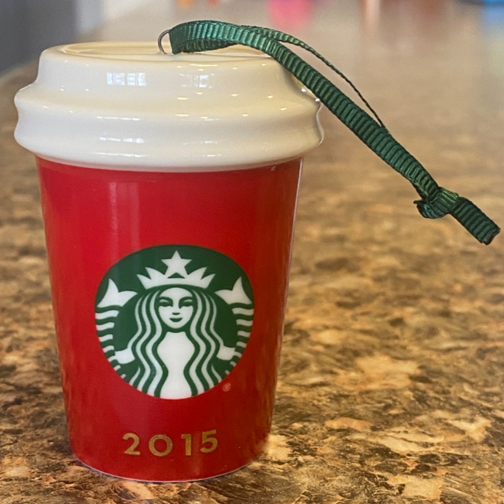 Vintage Starbucks Holiday Red Ornament
